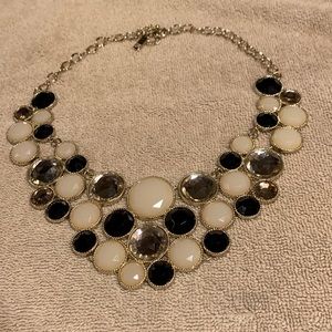INC International Gold, Black and Cream Necklace